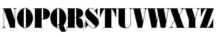 Isambard Condensed Roman Font UPPERCASE