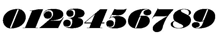 Isambard Italic Font OTHER CHARS