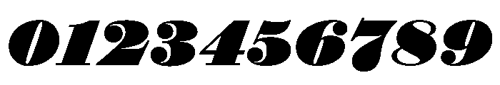 Isambard No 2 Italic Font OTHER CHARS