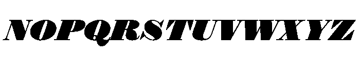 Isambard No 2 Italic Font UPPERCASE