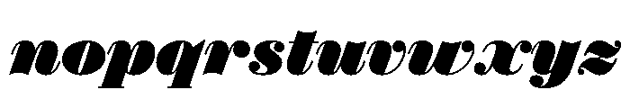 Isambard No 2 Italic Font LOWERCASE