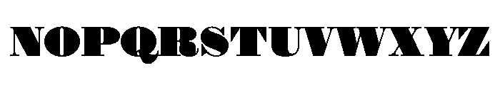 Isambard No 2 Roman Font UPPERCASE