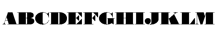 Isambard Roman Font UPPERCASE