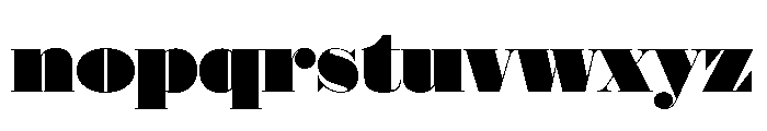 Isambard Roman Font LOWERCASE