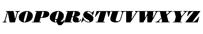 Isambard Text Italic Font UPPERCASE