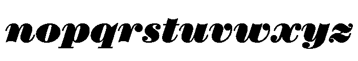 Isambard Text Italic Font LOWERCASE