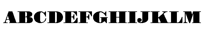 Isambard Text Roman Font UPPERCASE