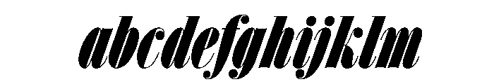 Isambard X Condensed Italic FONT