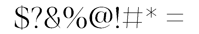 Iskry One Font OTHER CHARS