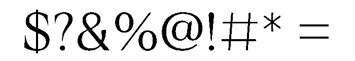 Iskry Three Font OTHER CHARS