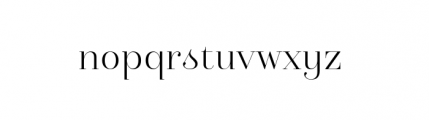 ISABEL Thin Font LOWERCASE