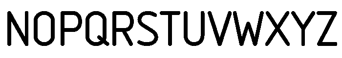 Isonorm Regular Font UPPERCASE