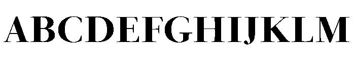 Itc Bodoni Seventytwo Bold Font UPPERCASE