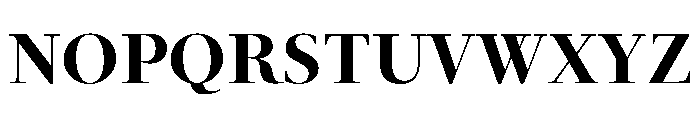 Itc Bodoni Seventytwo Bold Font UPPERCASE