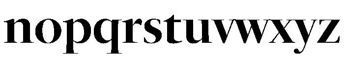 Itc Bodoni Seventytwo Bold Font LOWERCASE