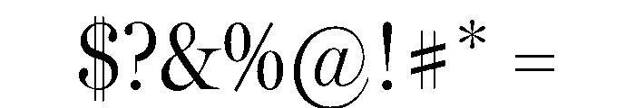 Itc Bodoni Seventytwo Light Font OTHER CHARS