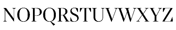 Itc Bodoni Seventytwo Medium Font UPPERCASE