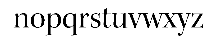 Itc Bodoni Seventytwo Regular Font LOWERCASE