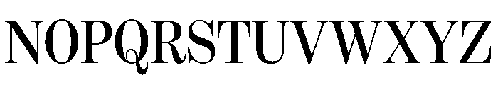 Itc Bodoni Seventytwo Semibold Font UPPERCASE