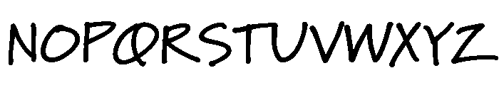 Itc Bradley Hand Bold Font UPPERCASE