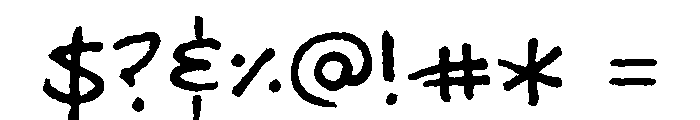 Itc Bradley Hand Regular Font OTHER CHARS