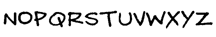 Itc Bradley Hand Regular Font UPPERCASE