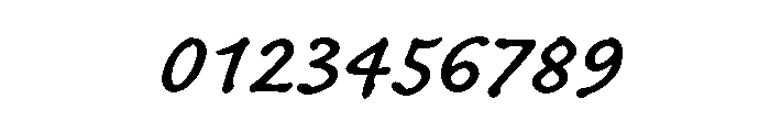Itc Bradley Hand Semibold Font OTHER CHARS