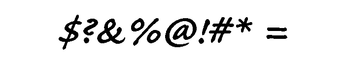 Itc Bradley Hand Semibold Font OTHER CHARS