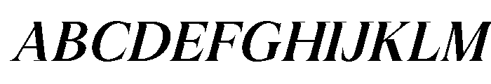 IT Velthora Italic Font UPPERCASE