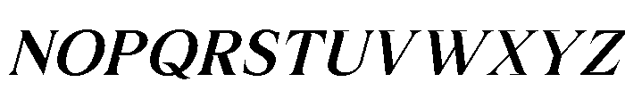 IT Velthora Italic Font UPPERCASE
