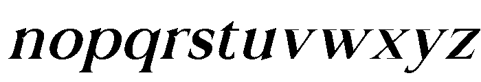 IT Velthora Italic Font LOWERCASE