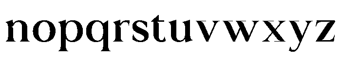 IT Velthora Regular Font LOWERCASE