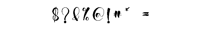 Italian Font OTHER CHARS