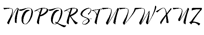 Italian Font UPPERCASE