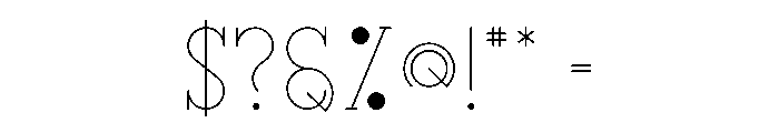 ItalianVP Connected Font OTHER CHARS