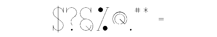 ItalianVP Regular Font OTHER CHARS