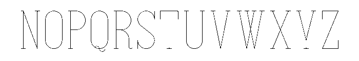 ItalianVP Regular Font LOWERCASE
