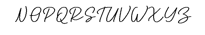 Italianno Font UPPERCASE