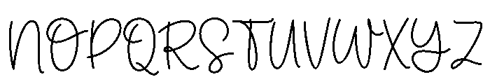 It's Beautiful Regular Font UPPERCASE