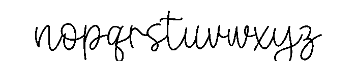 It's Beautiful Regular Font LOWERCASE