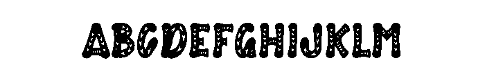 Its My Santa Font UPPERCASE