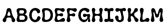 Ituna Regular Font UPPERCASE