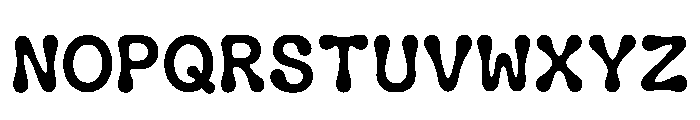 Ituna Regular Font UPPERCASE