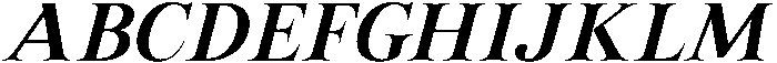 IT Altahera Display Italic otf (400) Font UPPERCASE