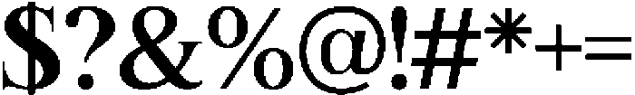 IT Altahera Display Regular otf (400) Font OTHER CHARS