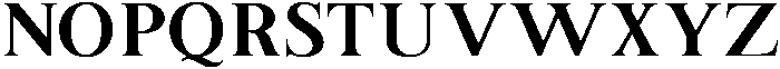 IT Altahera Display Regular otf (400) Font UPPERCASE