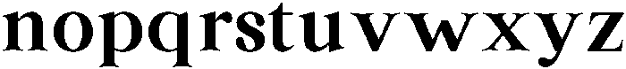IT Altahera Display Regular otf (400) Font LOWERCASE