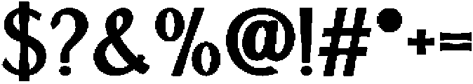 IT Aurlionex Bold otf (700) Font OTHER CHARS