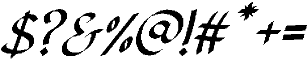 IT Azayrah Deco Italic otf (400) Font OTHER CHARS