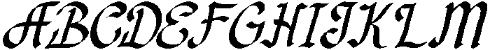 IT Azayrah Deco Italic otf (400) Font UPPERCASE